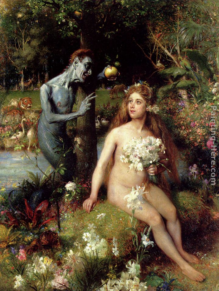 The Temptation Of Eve painting - Pierre Jan van der Ouderaa The Temptation Of Eve art painting